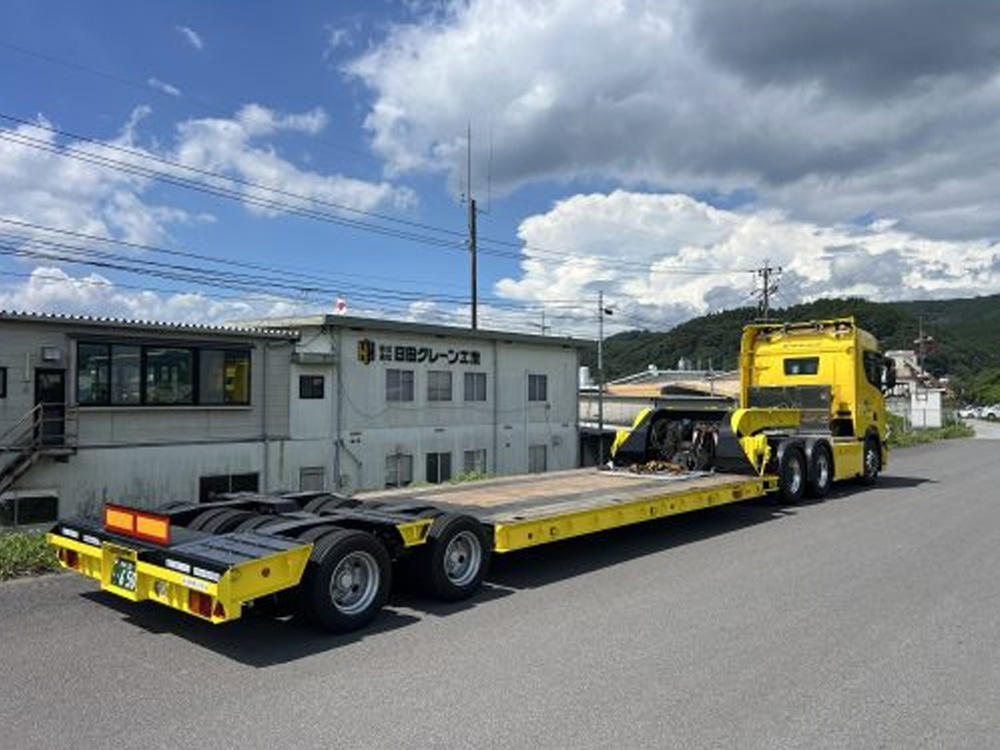 低床トレーラー37t